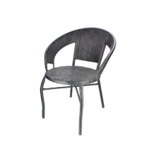 ramiz Szürke rattan hatású szék 60 x 46 x 73 cm kerti bútor