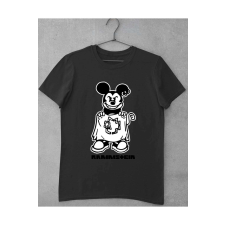  Rammstein metál Mickey egér férfi póló - egyedi mintás, 12 szín, S-5XL férfi póló