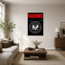  Ramones aláírásos plakát vászonkép dekoráció