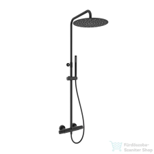 RamonSoler TZAR termosztátos fali zuhanyrendszer, matt fekete 34D309425 csaptelep