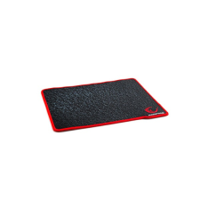 RAMPAGE egérpad - mp-11 (290x220x3mm; fekete, vörös szegés) 17151 asztali számítógép kellék