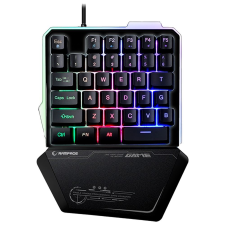 RAMPAGE KB-R24 X-MINI Gaming billentyűzet fekete (32739) (r32739) billentyűzet