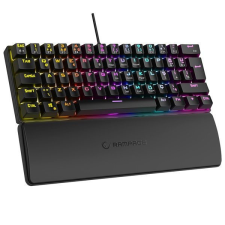 RAMPAGE PLOWER K60 Mechanikus Gaming keyboard Black US billentyűzet