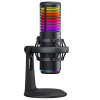 RAMPAGE Rampage Mikrofon - BEMOL (USB, PC/MAC/Android, zajelnyomó, állvány, fekete, 2m kábel, RGB)