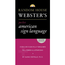  Random House Webster's Pocket American Sign Language Dictionary – Elaine Costello idegen nyelvű könyv