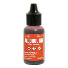 Ranger Alkoholos tinta Terra Cotta Tim Holtz Alcohol Ink (14 ml) bélyegző