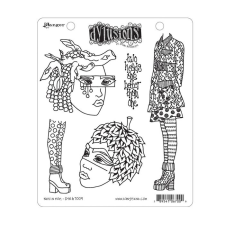 Ranger Gumibélyegző , Nuts In May / Dylusions cling stamp (1 db) bélyegző