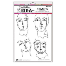 Ranger Ink Gumibélyegző - Great Things Ahead - Dina Wakley - Media cling stamp (1 csomag) bélyegző