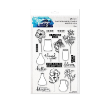 Ranger Ink Szilikonbélyegző - Sketched - Simon Hurley create - Photopolymer Stamp (1 csomag) bélyegző