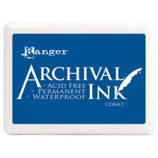 Ranger Óriás Bélyegzőpárna , Cobalt / Ranger Archival Ink Jumbo (1 db) bélyegző