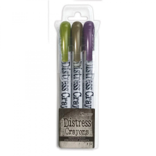 Ranger Tim Holtz Zsírkréta - Halloween Pearlescent Set #2 - Distress Crayons (3 db) kréta