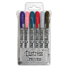 Ranger Zsírkréta - Set #16 - Tim Holtz - Distress Crayons (6 db) kréta