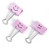 RAPESCO Bindercsipesz, 19 mm, "Emoji", RAPESCO, rózsaszín