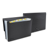 RAPESCO Harmonikamappa, A4, PP, 13 rekeszes, RAPESCO  Germ-Savvy™ , matt fekete