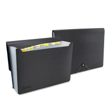 RAPESCO Harmonikamappa, A4, PP, 13 rekeszes, RAPESCO "Germ-Savvy™", matt fekete mappa