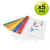 RAPESCO Irattartó tasak, A5, cipzáros, RAPESCO, \"Zip Strip\", vegyes színek