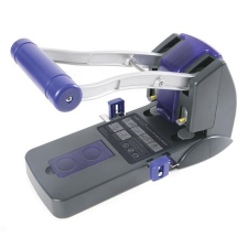 RAPESCO Lyukasztó, nagyteljesítményű, kétlyukú, 150 lap, RAPESCO "ECO P2200", szürke lyukasztó