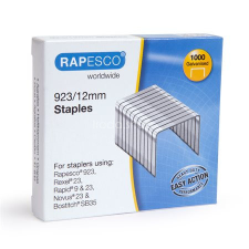 RAPESCO Tűzőkapocs, 923/12, horganyzott, RAPESCO gemkapocs, tűzőkapocs