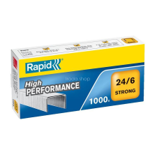 Rapid Tűzőkapocs, 24/6, horganyzott, RAPID "Strong" gemkapocs, tűzőkapocs