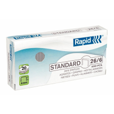 Rapid tűzőkapocs 26/6 galvanizált 5000 db/doboz 24861800 gemkapocs, tűzőkapocs