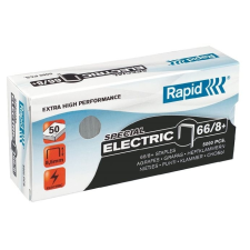 Rapid Tűzőkapocs, 66/8+, RAPID "Superstrong", 5000db/doboz gemkapocs, tűzőkapocs