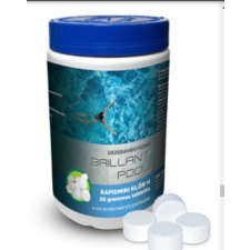  Rapidmini klór 20 grammos tabletta Brillant Pool 0,8 kg medence kiegészítő