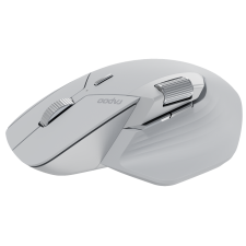 RAPOO MT760M Bluetooth + RF Wireless Egér - Szürke/fehér (MT760M GRAU/WEISS) egér