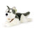 Rappa plüss husky kutya nyakörvvel fekvő 60 cm ECO-FRIENDLY