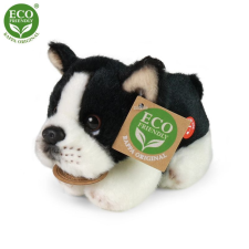 Rappa Plüss kölyök kutya hanggal 15 cm - Francia bulldog - környezetbarát plüssfigura