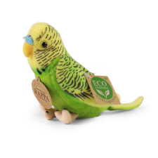 Rappa Plüss papagáj hanggal 11 cm ECO-FRIENDLY zöld plüssfigura