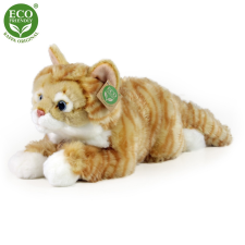 Rappa plyšová mačka tabby hnedá 40 cm ECO-FRIENDLY plüssfigura