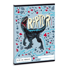  RAPTOR dinós füzet - A5 21-32 füzet