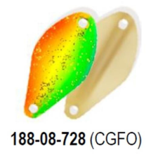  Rapture Area Xonar kanál villantó 1.6g 20mm Cgfo csali