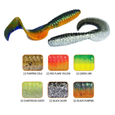 Rapture Fun Tail Grub 6.5cm black silver plasztik csali csali