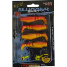  Rapture Slugger Shad Set 55 Flame Yellow 4+2db/csg, műcsali szett csali