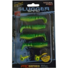 Rapture Slugger Shad Set 55 Lime Yellow 4+2 Db/csg, Műcsali Szett csali