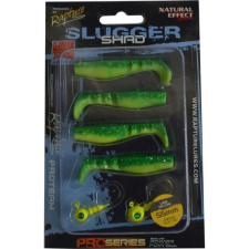  Rapture Slugger Shad Set 55 lime Yellow 4+2db/csg, műcsali szett csali