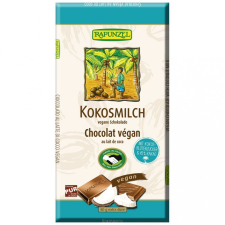 Rapunzel BIO Kókusztejes csokoládé 80g Rapunzel kókuszvirágcukorral, vegán reform élelmiszer