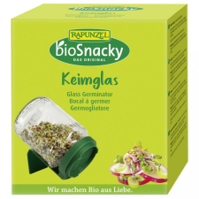 Rapunzel bioSnacky Csíráztató üvegedény fedéllel (környezetbarát anyag) konyhai eszköz