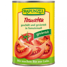 Rapunzel Hámozott negyedelt paradics.par.lében BIO 400g reform élelmiszer