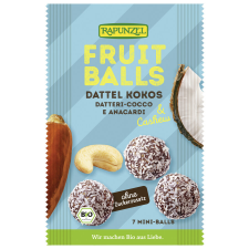 Rapunzel Rapunzel bio gyümölcsgolyó datolya-kókusz és kesudió 49 g reform élelmiszer