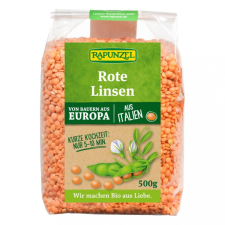 Rapunzel Vörös lencse BIO 500g biokészítmény
