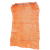  Raschel zsák 35x50 cm, narancssárga, behúzózsinórral, (10 db/szett)