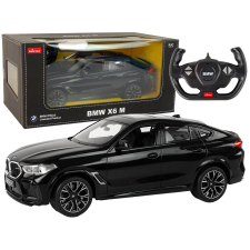 Rastar Autó R/C Bmw X6 M 1:14 Rastar Fekete autópálya és játékautó
