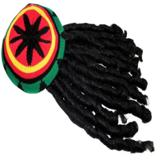  Raszta paróka sapkával paróka