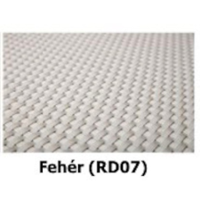 Rattan Polirattan virágtartó láda 150x39x50 cm növénytartó kaspó fehér kerti dekoráció
