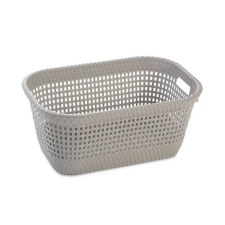  Rattan ruháskosár 45 l, szürke bútor