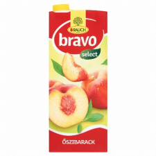 Rauch Hungária Kft. Rauch Bravo őszibarack gyümölcsital cukorral és édesítőszerekkel, C-vitaminnal 1,5 l üdítő, ásványviz, gyümölcslé