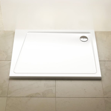Ravak 10° téglalap alakú zuhanytálca 100x80 cm fehér XA05A40101L kád, zuhanykabin