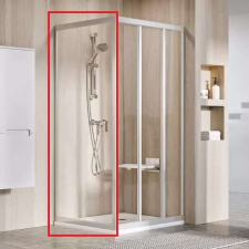  Ravak APSS-90 fixfal Szatén-Transparent kád, zuhanykabin